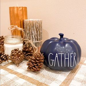 Rae Dunn GATHER Pumpkin (mini)